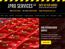 Tablet Screenshot of jproservices.co.uk